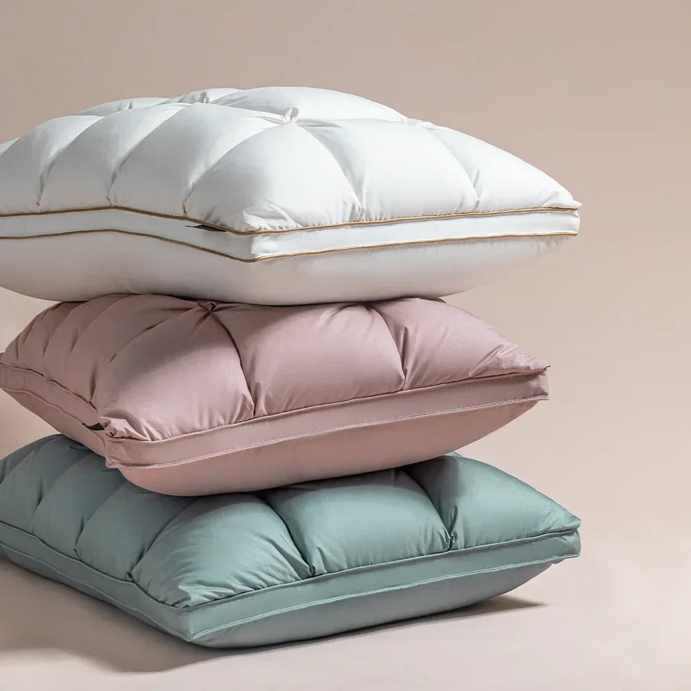 3D Bread Ergonomic Goose Down Pillow