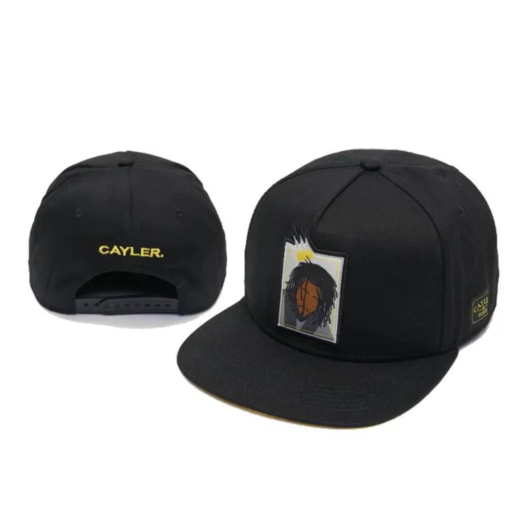 Classic Snapback Hat – Flat Bill Adjustable Baseball Cap