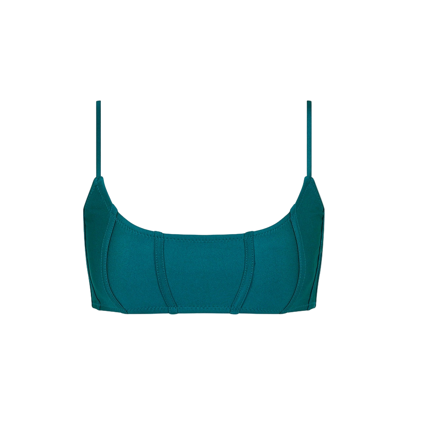 Kulani Kinis Contour Slim Crop Bikini Top - Laguna Haze