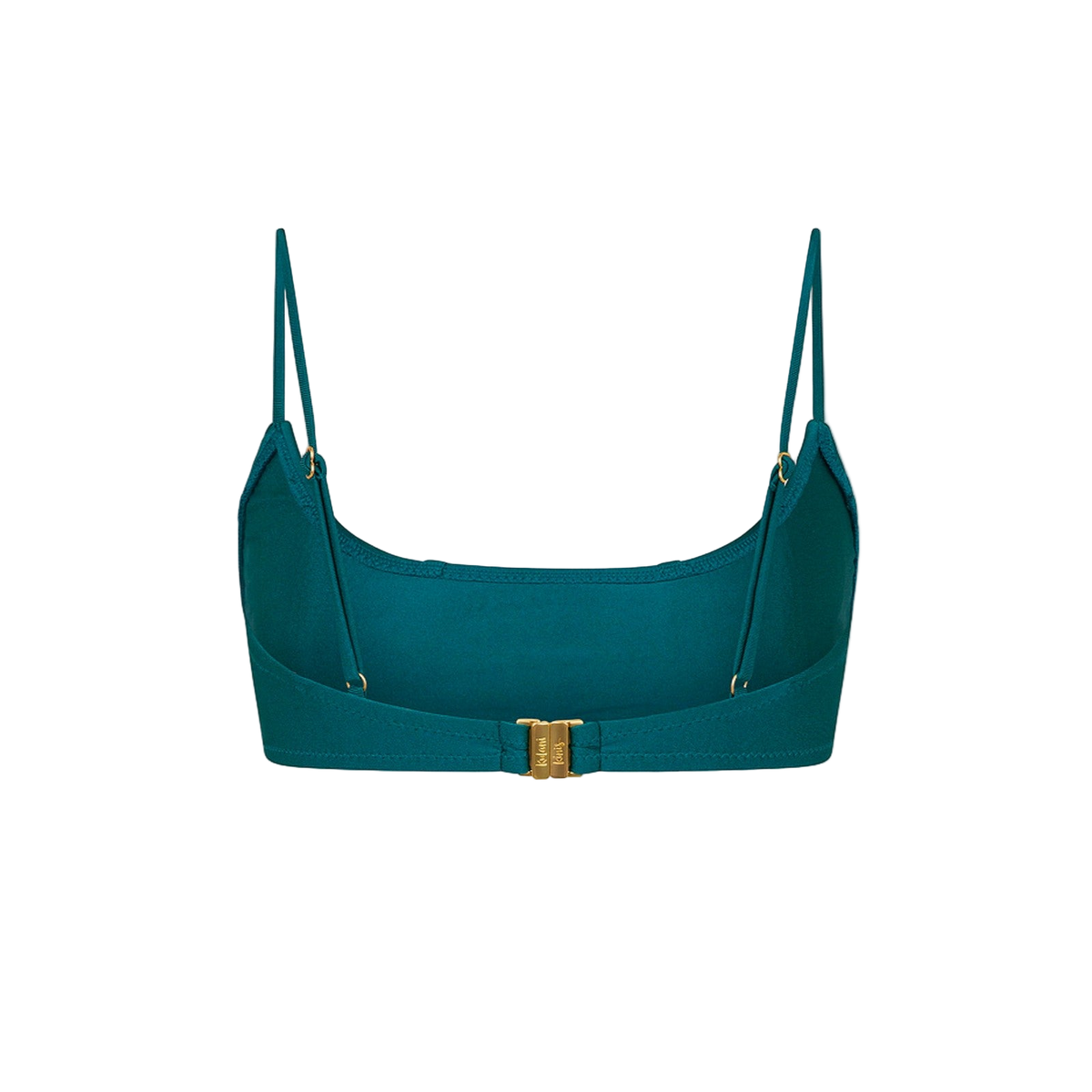 Kulani Kinis Contour Slim Crop Bikini Top - Laguna Haze