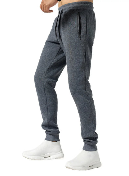 new Sweatpants Streetwear Trousers Men Pants Solid color Drawstring Zipper Pockets Cargo Pants Men Overalls Running pants