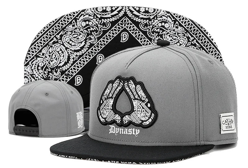 Classic Snapback Hat – Flat Bill Adjustable Baseball Cap
