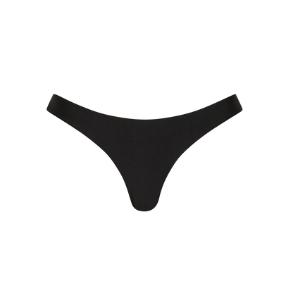 Kulani Kinis Minimal Full Coverage Bikini Bottom - Twilight Black