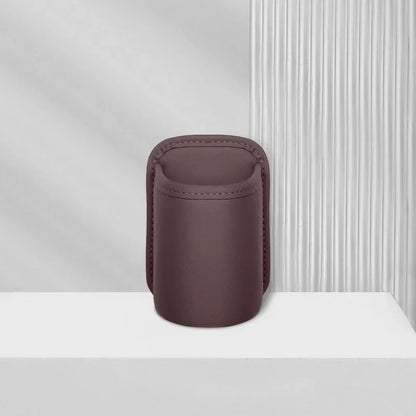 Car Door Cup Holder PU Leather Automotive Black Drink Rack Storage Bin Auto Back Seat Cup Holder Organizer For Car Accessories