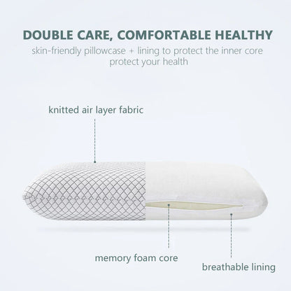 Bamboo Fiber Memory Foam Pillow
