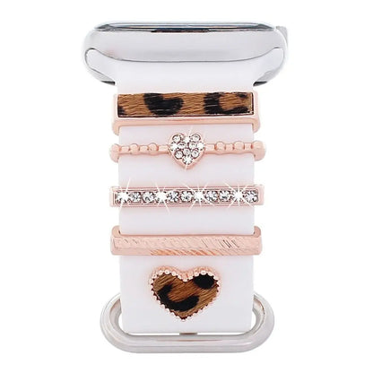 Decorative Metal Charms For Apple Watch Bands