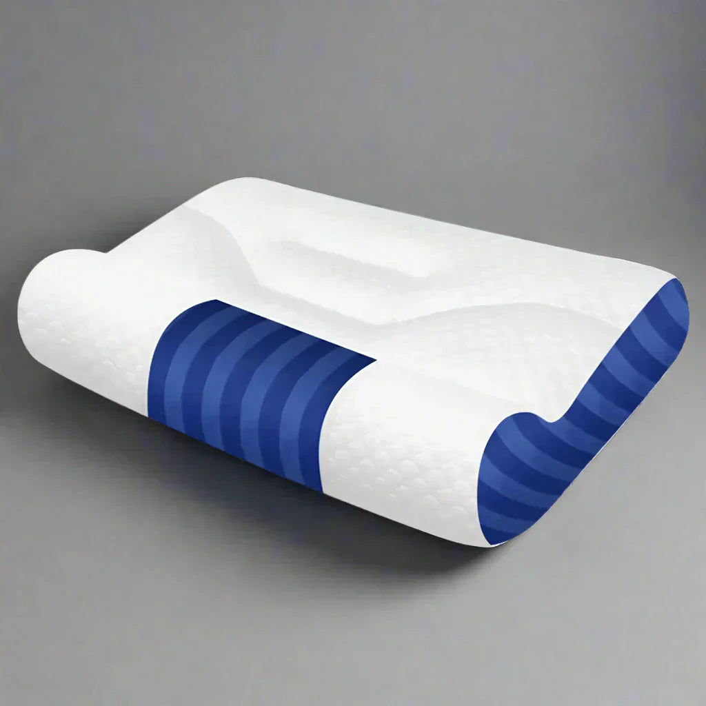 Ergonomic Goose Down Pillow for Cervical Support