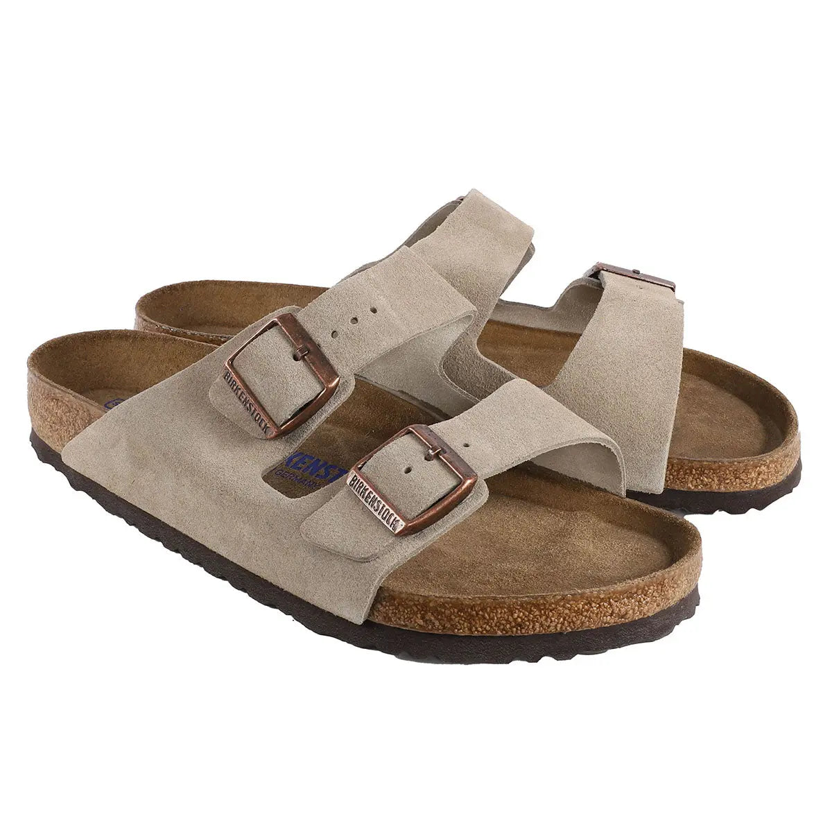 Birkenstock Arizona Soft Footbed Suede Leather Sandals