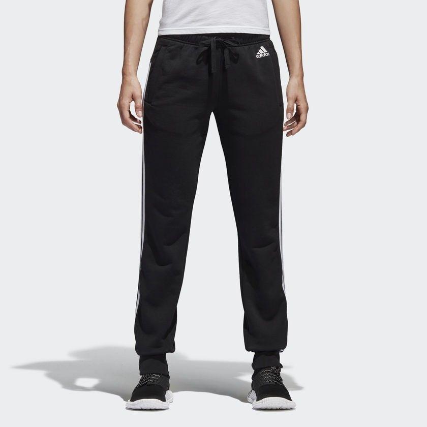 adidas Women's Essential 3-Stripes Closed Hem Slim Pants
