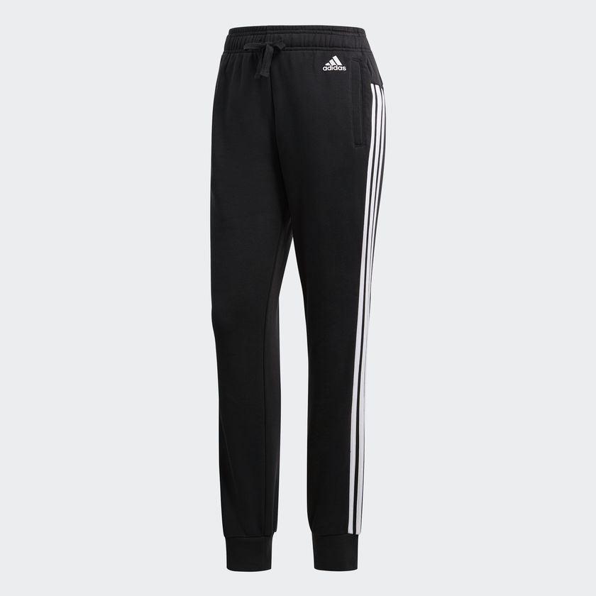 adidas Women's Essential 3-Stripes Closed Hem Slim Pants