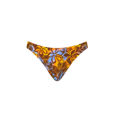 Kulani Kinis Minimal Full Coverage Bikini Bottom - Frangipani Fizz - FINAL SALE