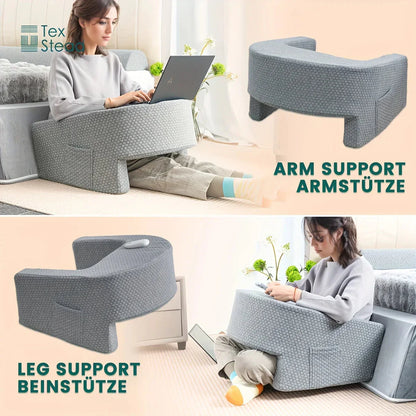 Gaming Armrest Pillow – Oversized Memory Foam Reading Cushion