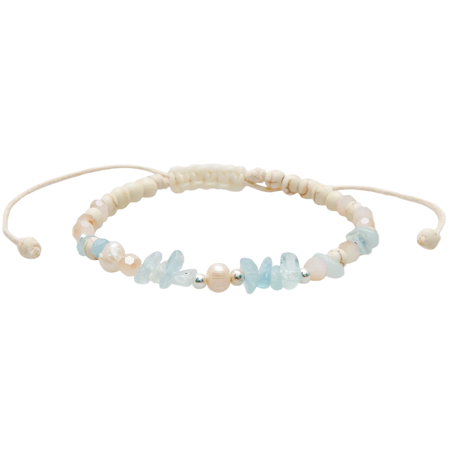 Lotus and Luna Blue Lagoon Seastone Bracelet