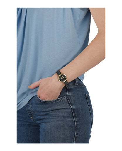 Ferragamo Minuetto Leather Watch