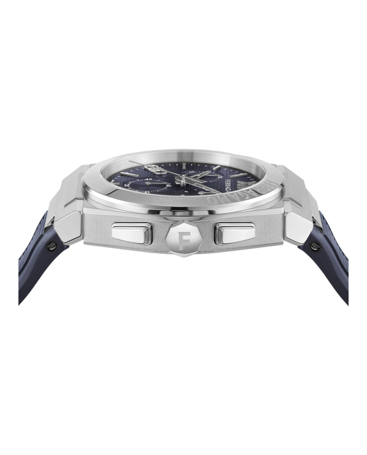Ferragamo Vega Chrono Silicone Watch