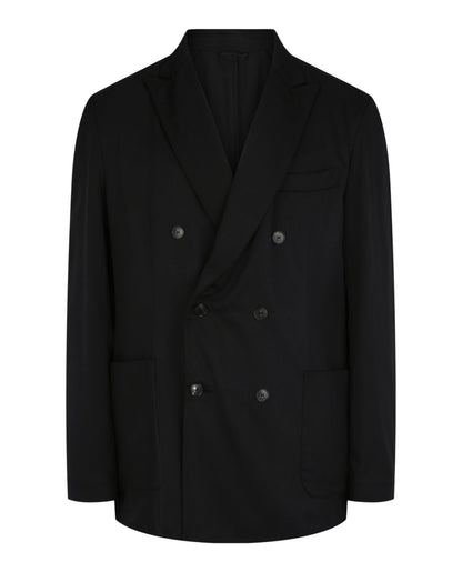 Brioni Deconstructed Double-Breasted Blazer