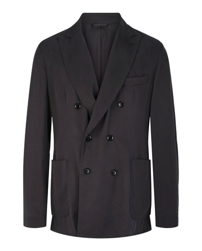 Brioni Deconstructed Double-Breasted Blazer