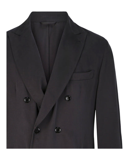 Brioni Deconstructed Double-Breasted Blazer