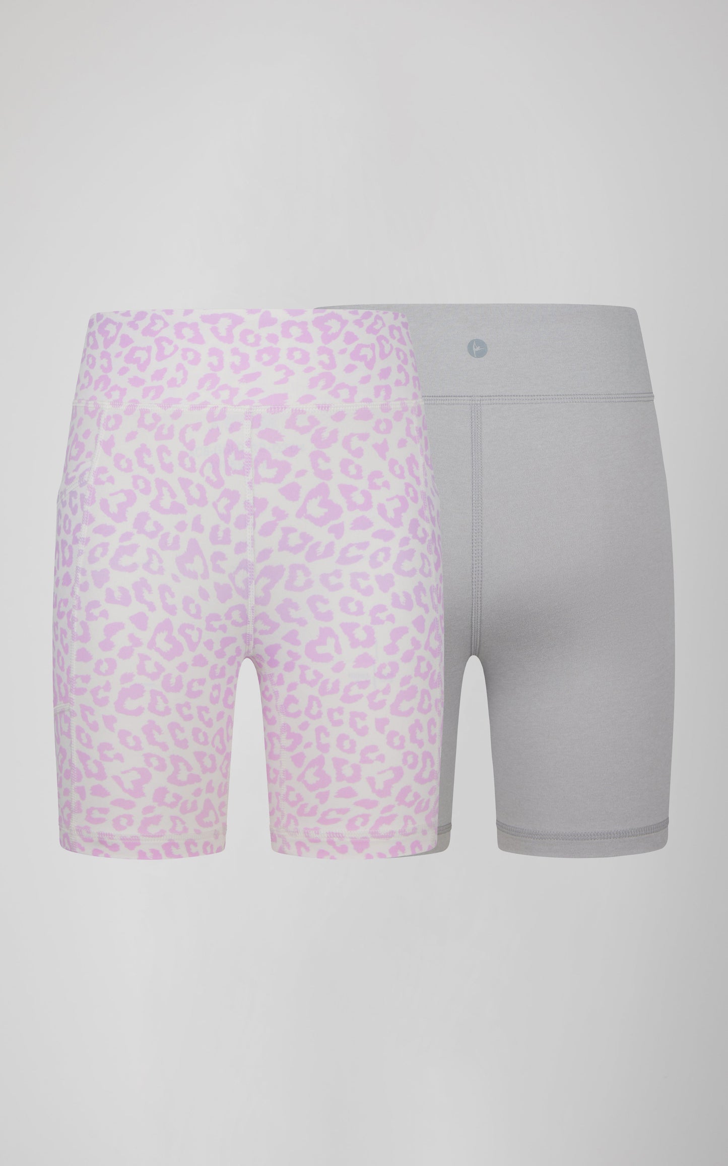 90 Degree by Reflex Girls 2 PK Interlock Side Pocket + Basic Bike Short