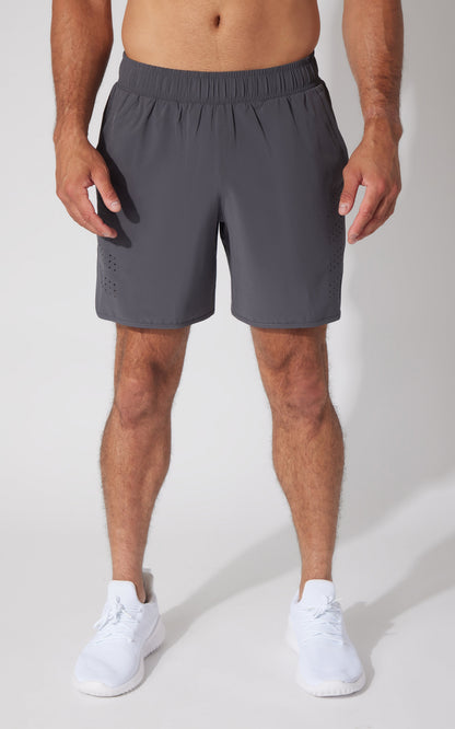 90 Degree by Reflex Men's Woven Compass 7" Short