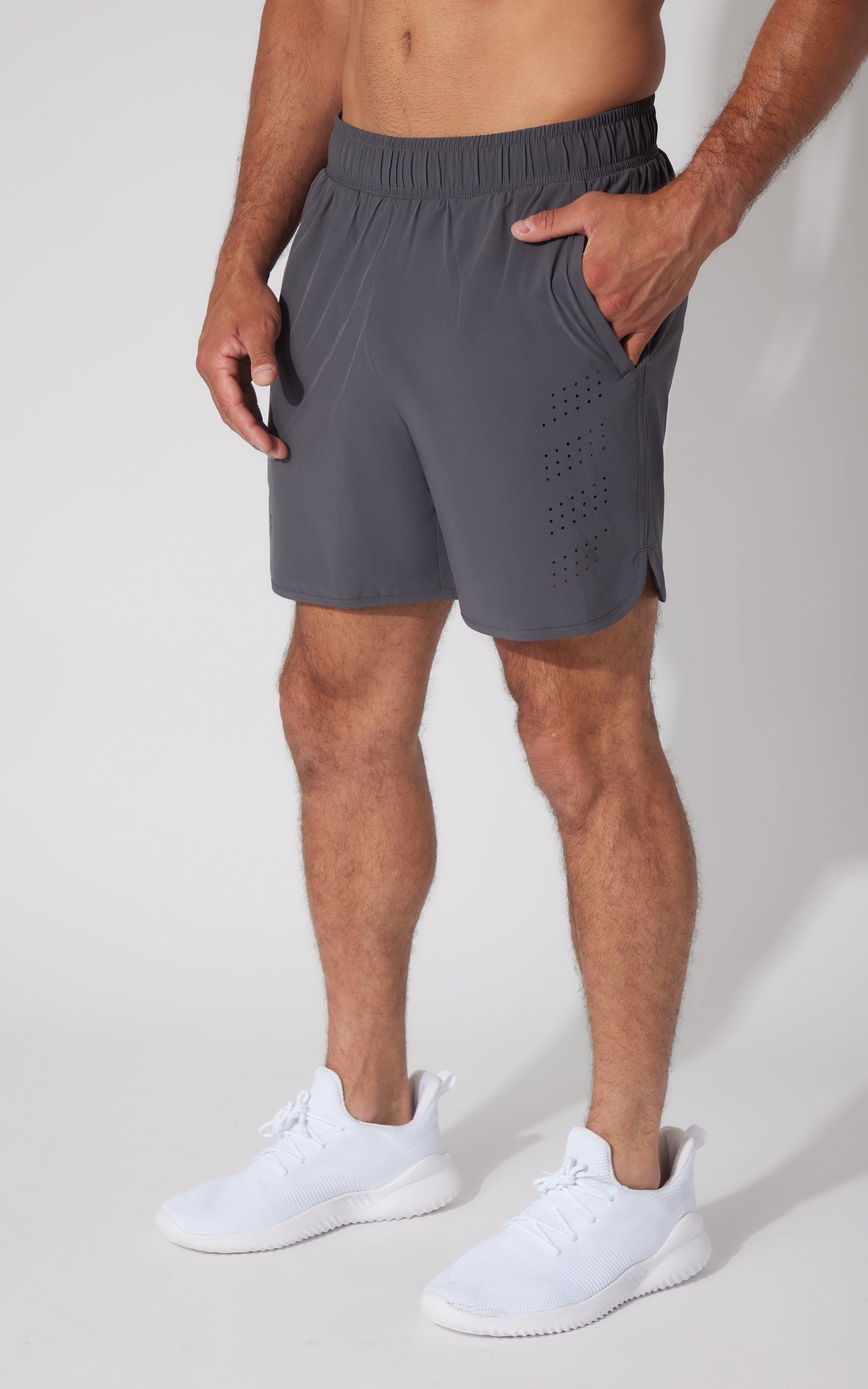 90 Degree by Reflex Men's Woven Compass 7" Short