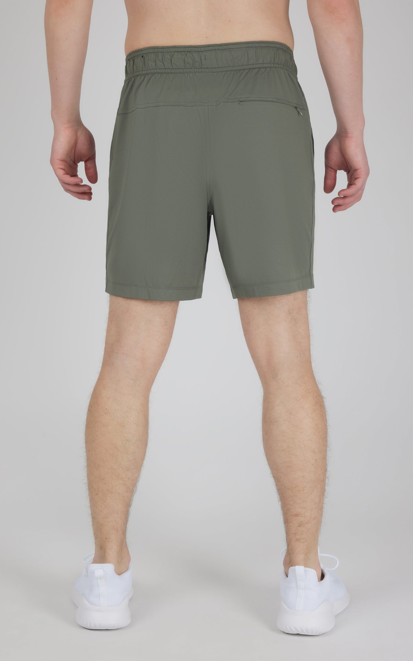 90 Degree by Reflex Men's Knit Stretch Pique Power 7" Shorts