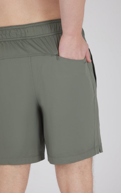 90 Degree by Reflex Men's Knit Stretch Pique Power 7" Shorts