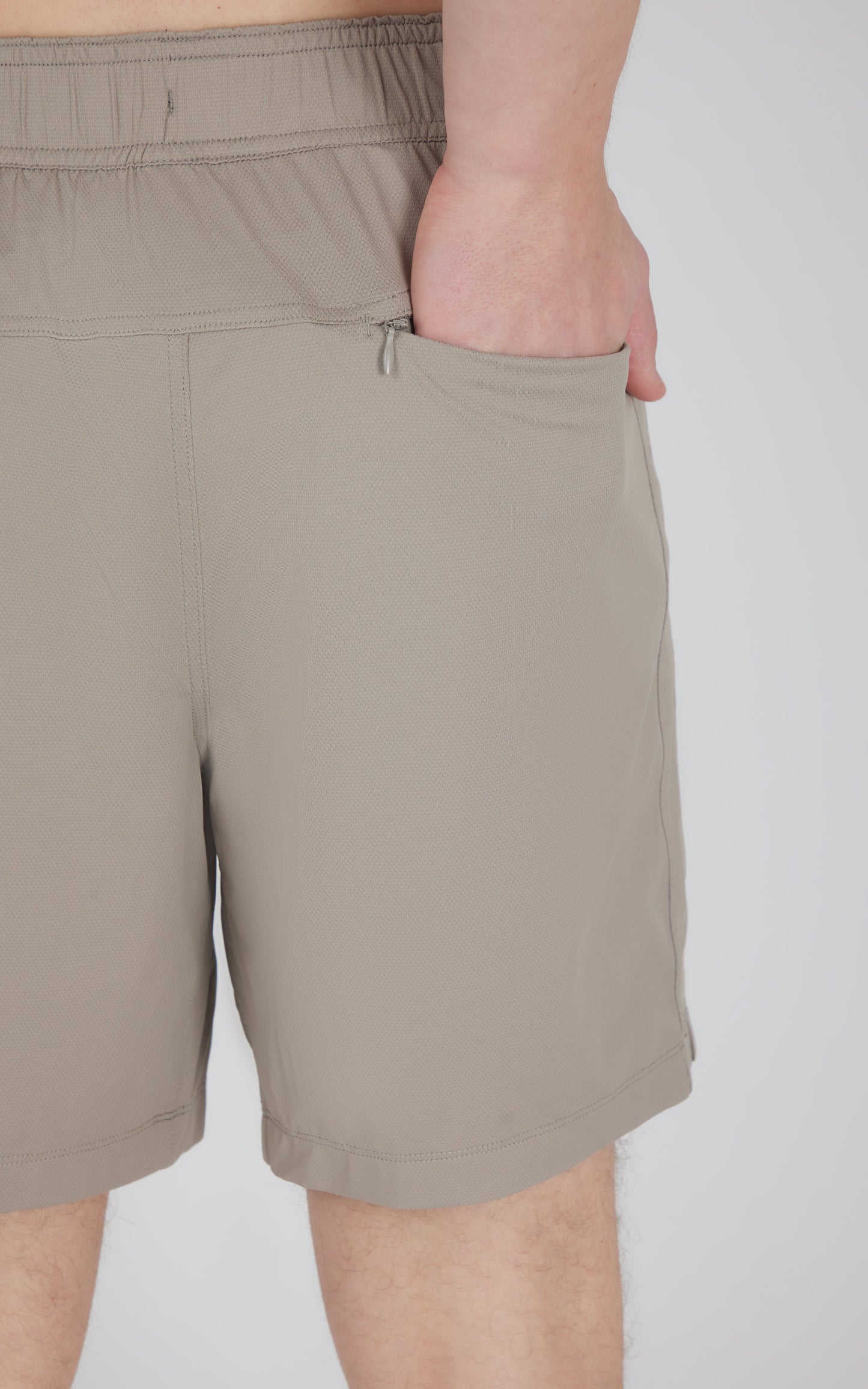 90 Degree by Reflex Men's Knit Stretch Pique Power 7" Shorts