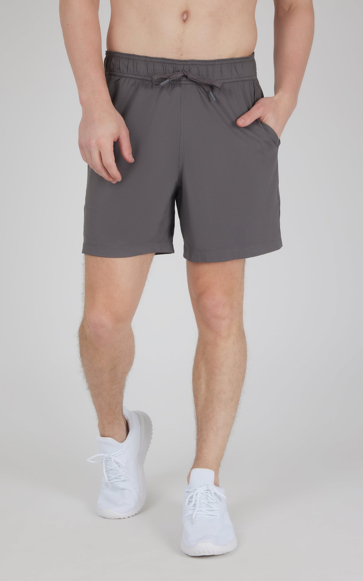 90 Degree by Reflex Men's Knit Stretch Pique Power 7" Shorts