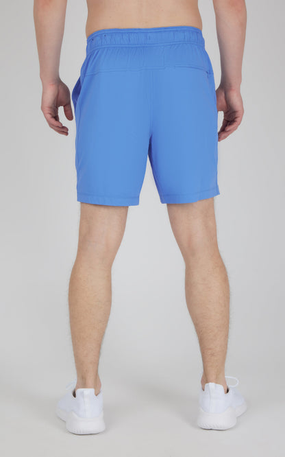 90 Degree by Reflex Men's Knit Stretch Pique Power 7" Shorts