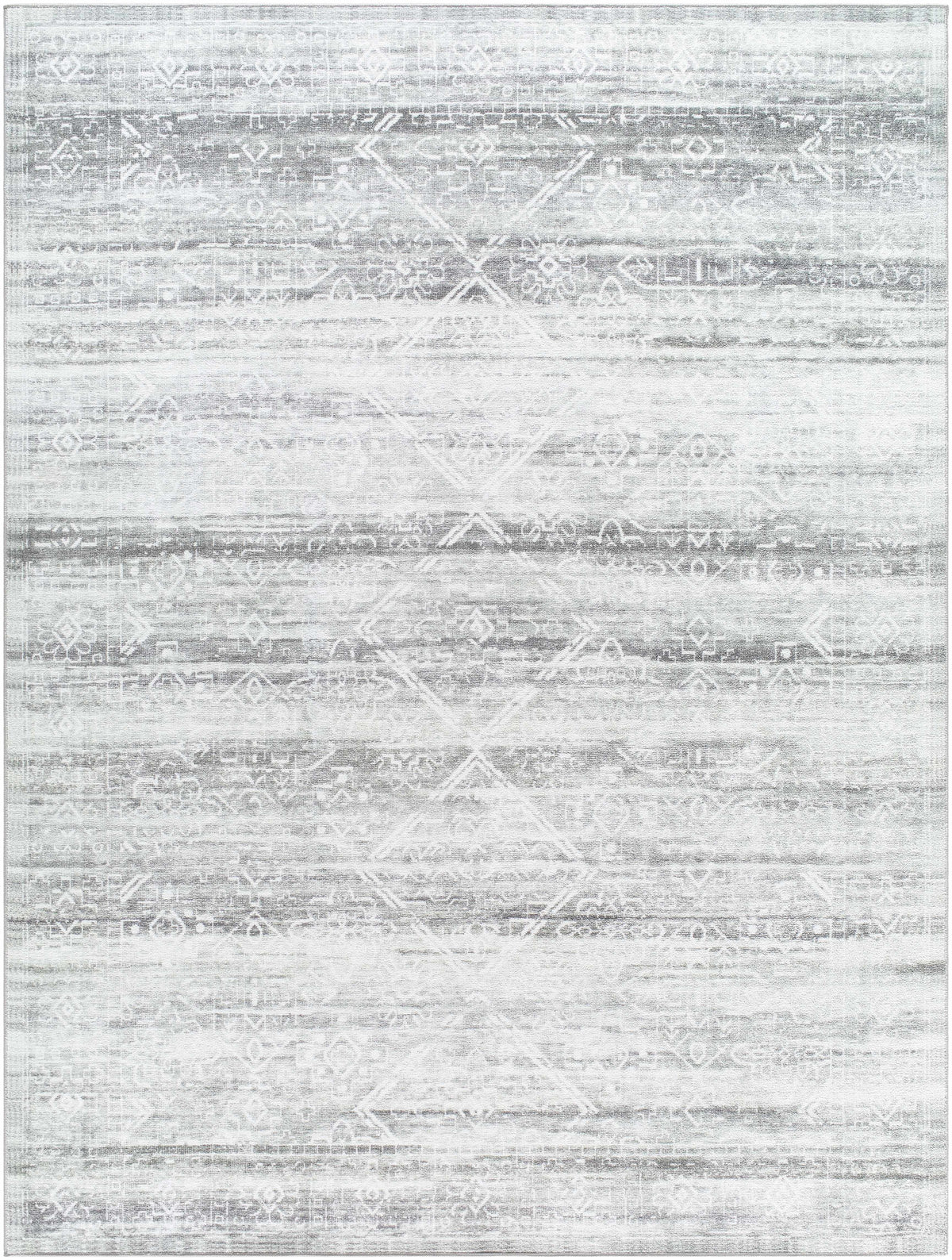 Blake Light Gray Washable Area Rug