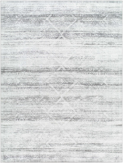 Blake Light Gray Washable Area Rug