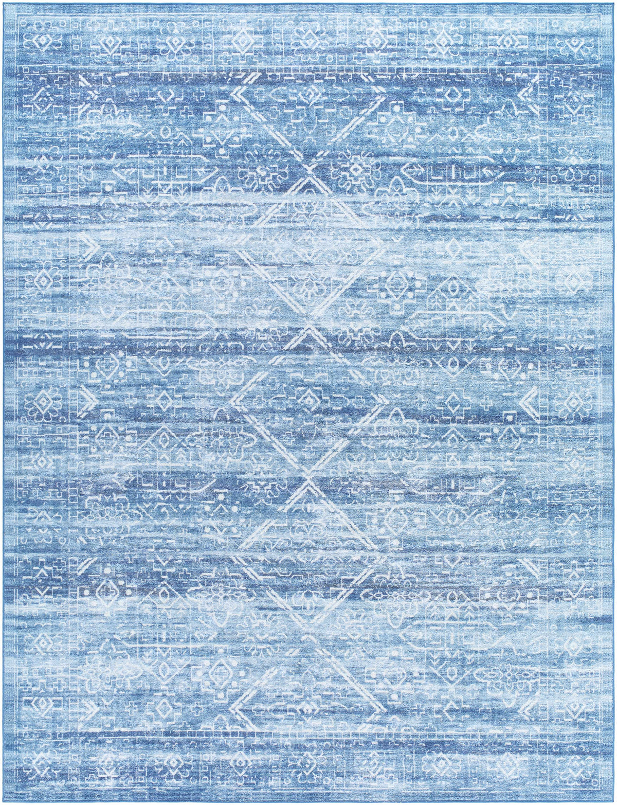Blake Arctic Sky Washable Area Rug