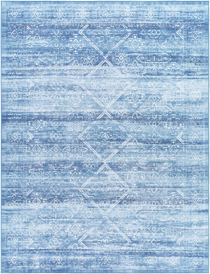 Blake Arctic Sky Washable Area Rug