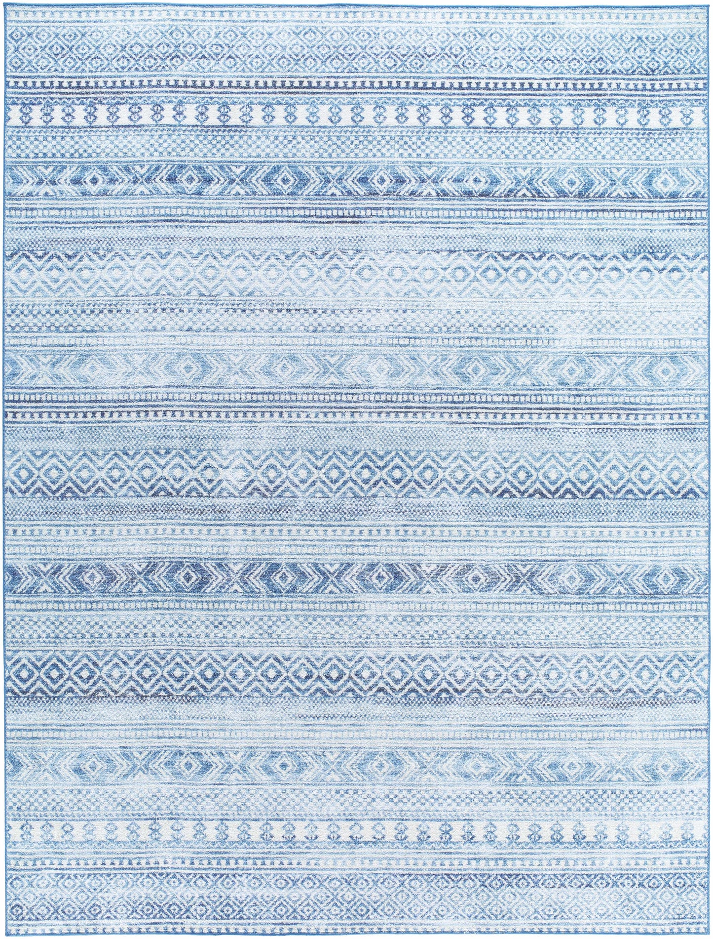 Gizeh Arctic Stone Washable Area Rug - Clearance