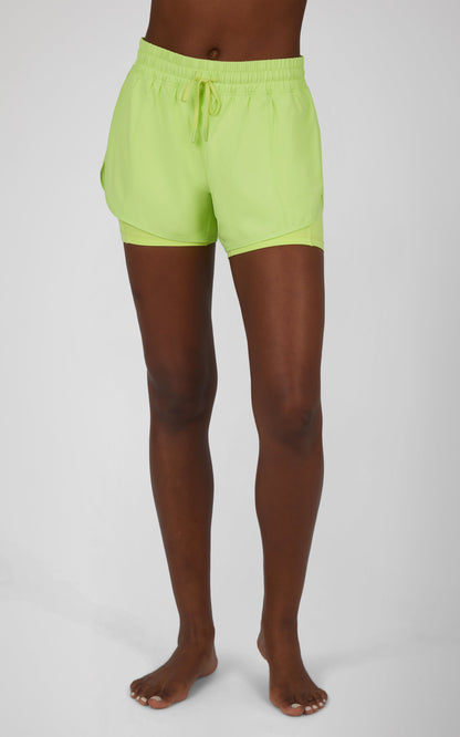 90 Degree by Reflex Lightstreme 2-in-1 Running Shorts with Drawstring