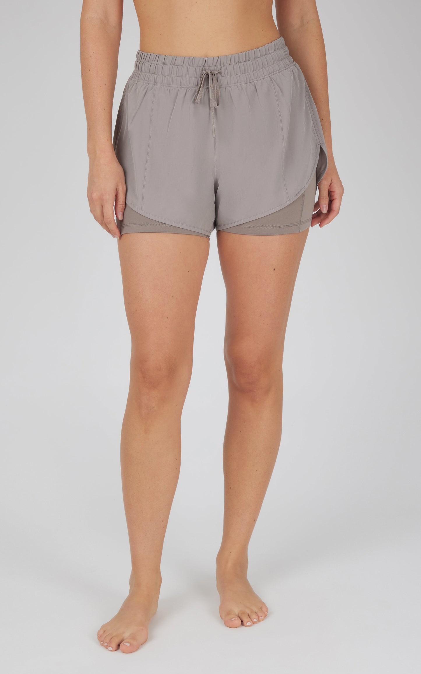 90 Degree by Reflex Lightstreme 2-in-1 Running Shorts with Drawstring