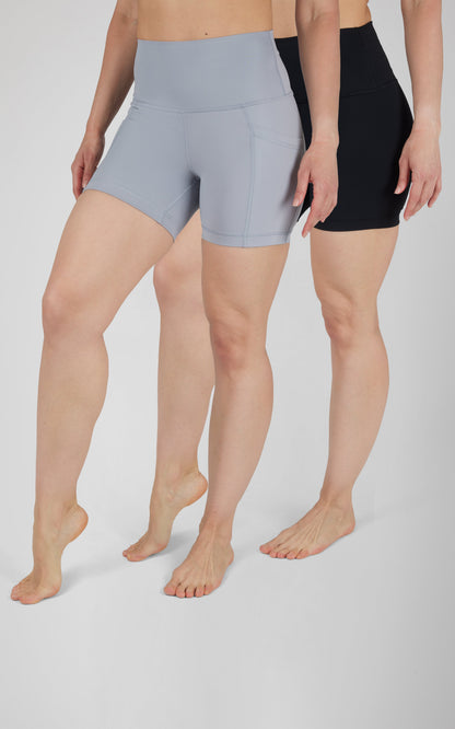 90 Degree by Reflex 2 PK Wonderlink 5" Side Pocket Short and Basic Short