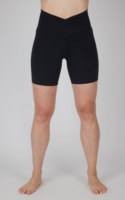 90 Degree by Reflex 2 PK Wonderlink Crossover Waist and Classic 7" Bike Short