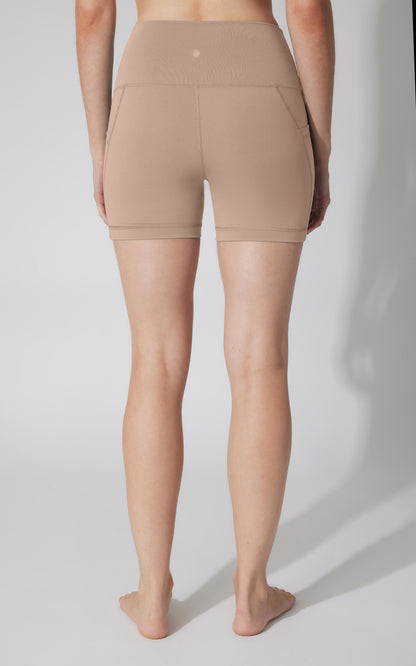 90 Degree by Reflex 2 PK Lux 5" One Classic and One Pocketed Shorts