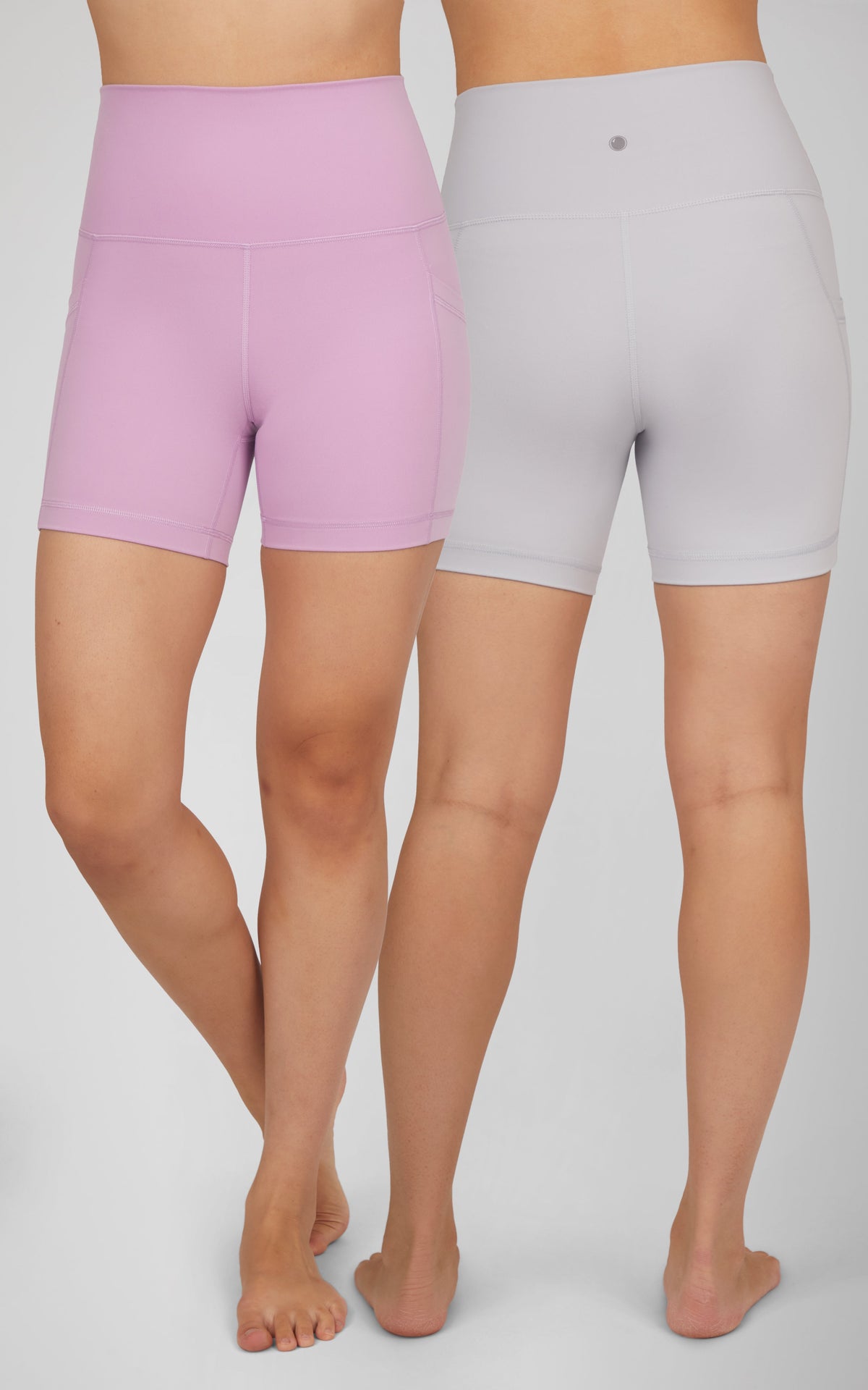 90 Degree by Reflex 2 PK Lux 5" One Classic and One Pocketed Shorts