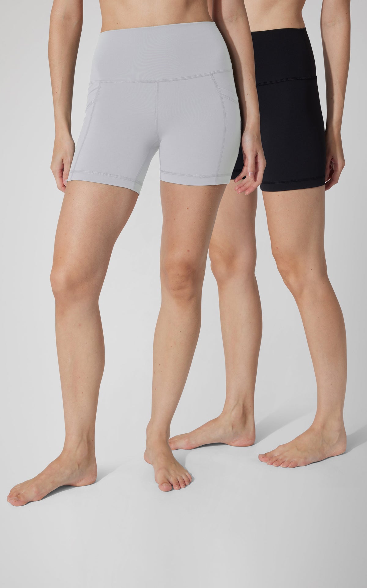 90 Degree by Reflex 2 PK Lux 5" One Classic and One Pocketed Shorts