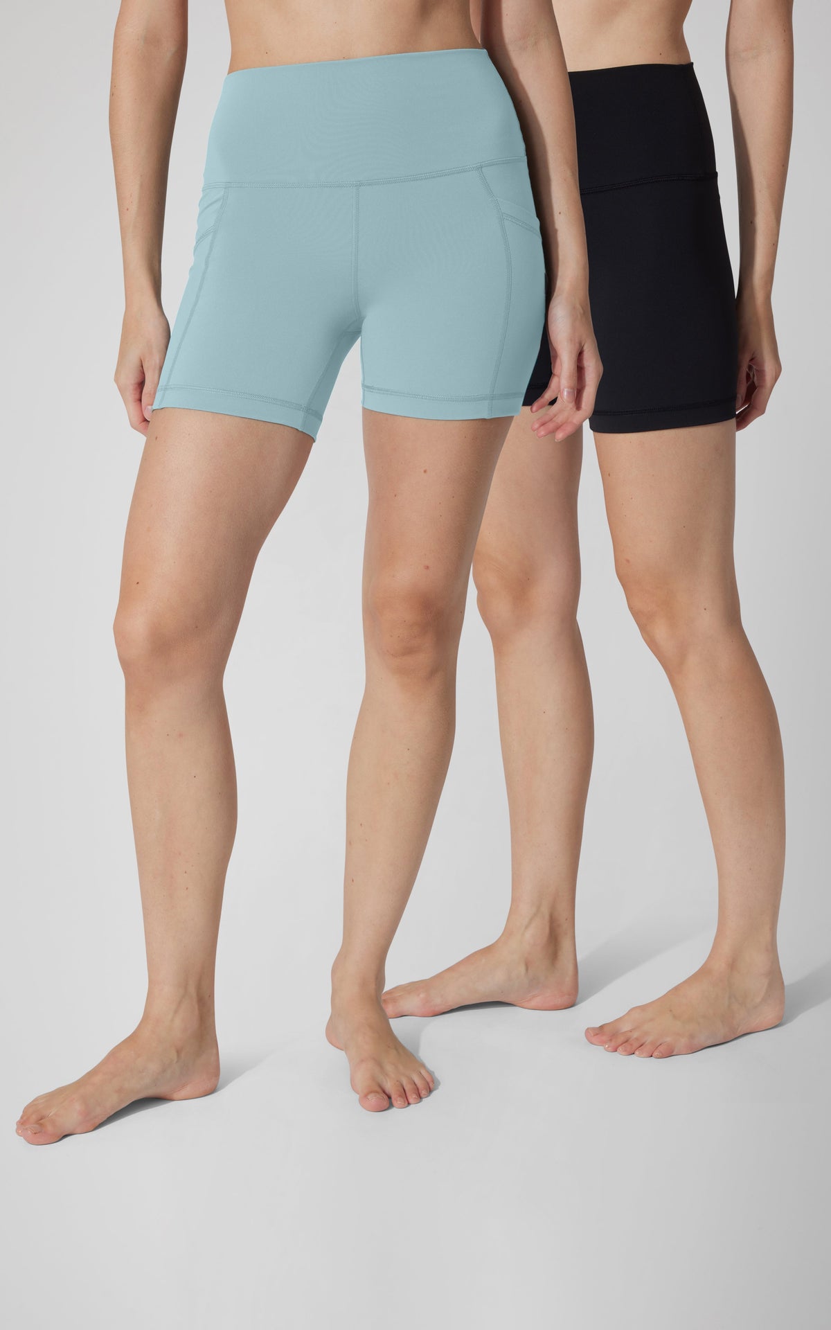 90 Degree by Reflex 2 PK Lux 5" One Classic and One Pocketed Shorts