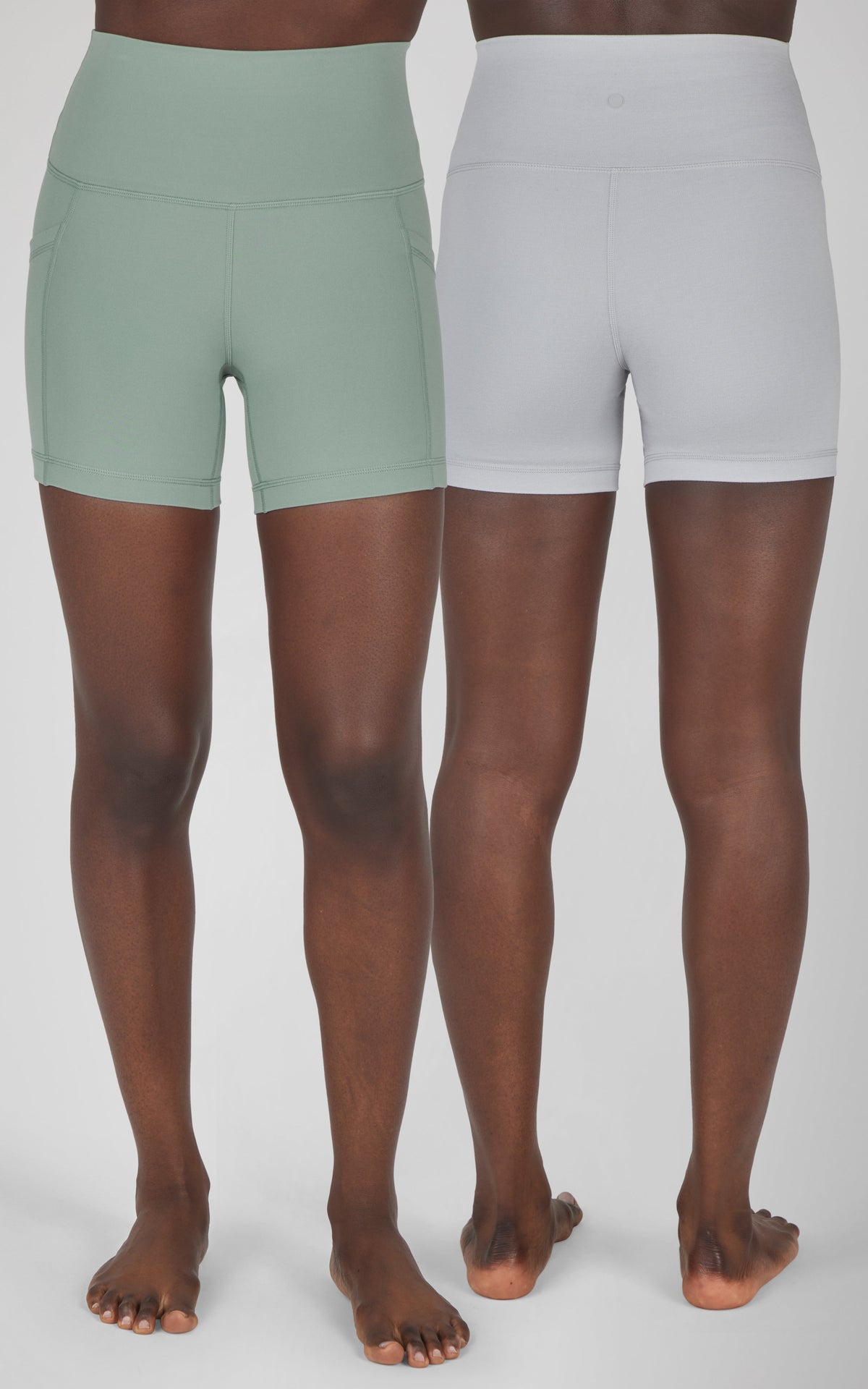 90 Degree by Reflex 2 PK Lux 5" One Classic and One Pocketed Shorts