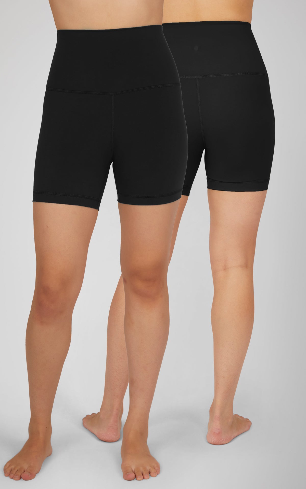 90 Degree by Reflex 2 PK Lux 5" Super High Waist Bike Shorts