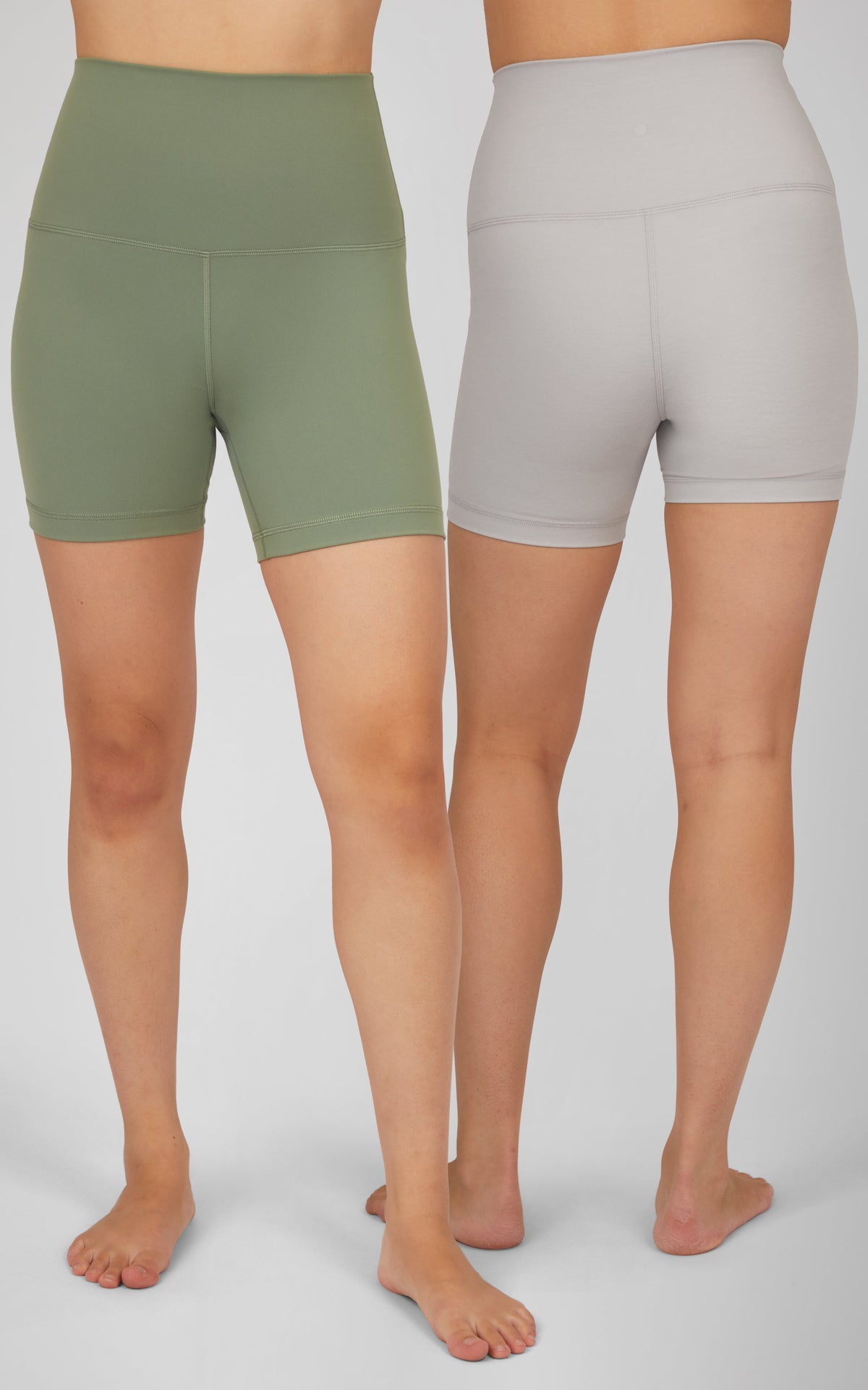 90 Degree by Reflex 2 PK Lux 5" Super High Waist Bike Shorts