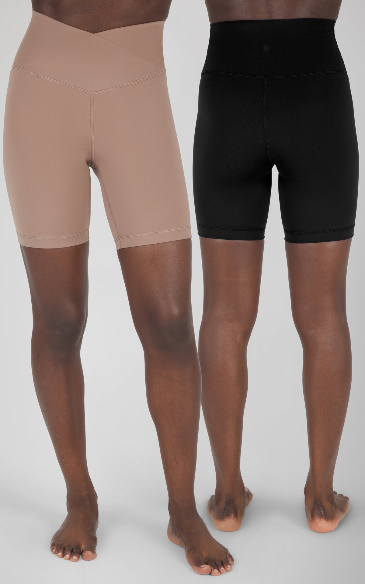 90 Degree by Reflex 2 PK Lux 5" Super High Waist Bike Shorts