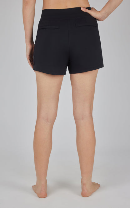 90 Degree by Reflex Lux Clean Front Multi Pocket 4" Short