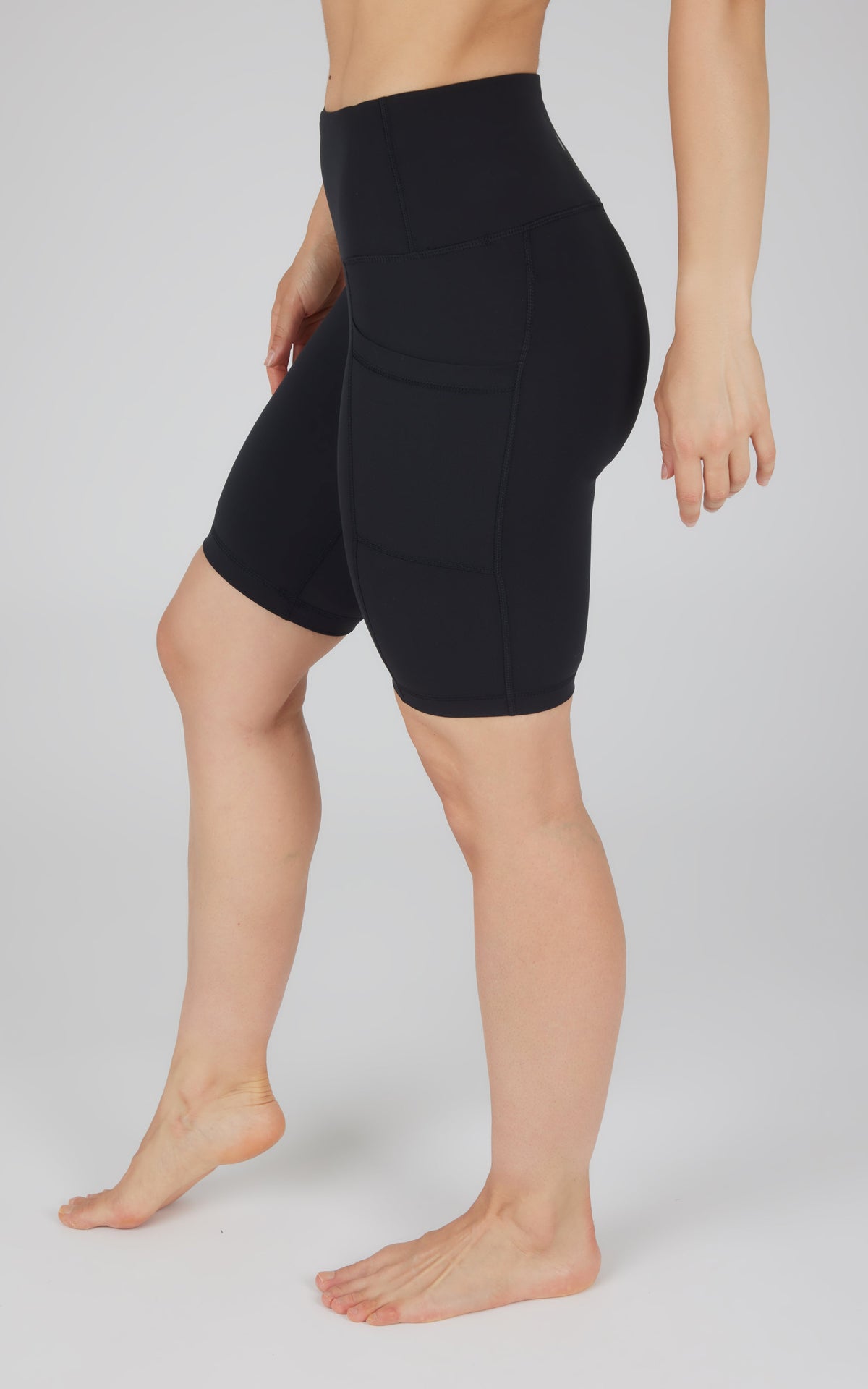 90 Degree by Reflex Tribeca High Waist 9" Short with Side Pockets