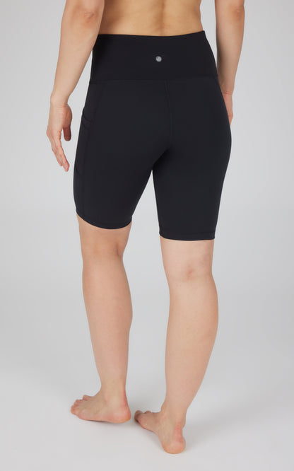90 Degree by Reflex Tribeca High Waist 9" Short with Side Pockets